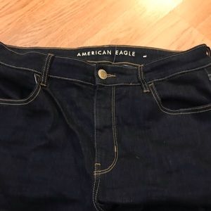 American Eagle dark wash high waist jeans